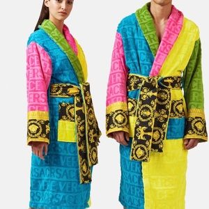 Versace Multi-Colored Robe